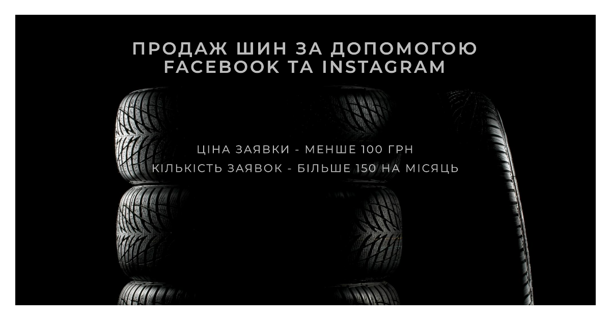 Просування магазину шин за допомогою таргетованої реклами в Facebook та Instagram
