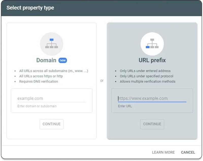 Як додати сайт в Search Console